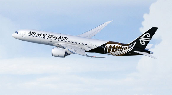 新西兰航空至奥克兰